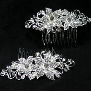 NEW Pair of Rhinestone Bridal Hair Combs